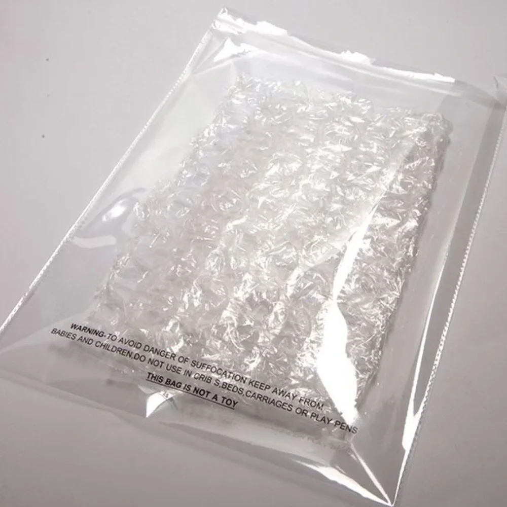 ( Quantity of 10 ) 18” X 24” Clea Inventory Bags,  Suffocation, Self Adhesive - Picture 2 of 3